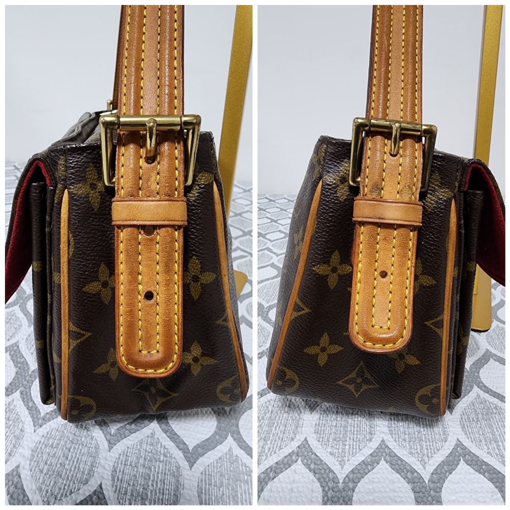 LOUIS VUITTON Monogram Viva-Cite MM Shoulder Bag Brown - Picture 8 of 15